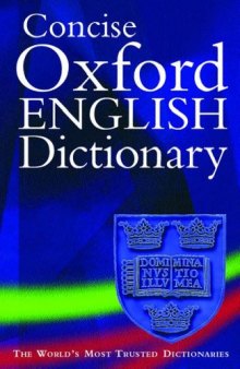 Concise Oxford English Dictionary (Concise Dictionary)