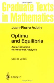 Optima and equilibria: an introduction to nonlinear analysis