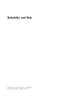 Reliability and Risk: A Bayesian Perspective