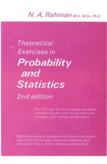 Theoretical Exercises in Probability and Statistics