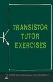 Transistor Tutor Exercises