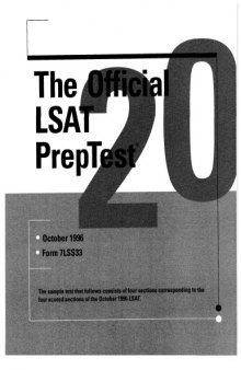 LSAT PrepTest 20