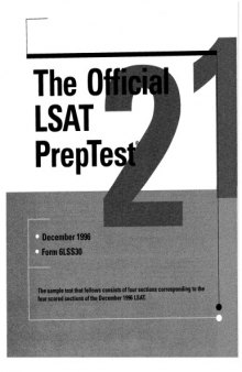 LSAT PrepTest 21