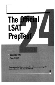 LSAT PrepTest 24