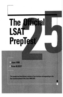 LSAT PrepTest 25