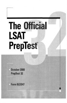 LSAT PrepTest 32