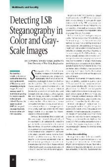 Detecting LSB Steganography in Color and Gray-Scale Images