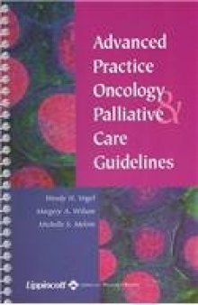 Advanced Practice Oncology & Palliative Care Guidelines  
