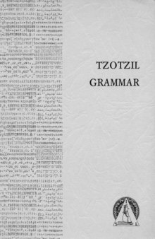 Tzotzil grammar
