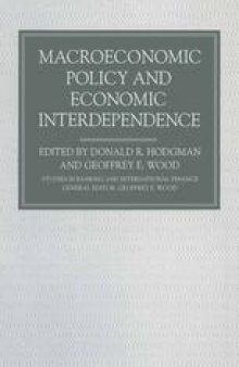 Macroeconomic Policy and Economic Interdependence