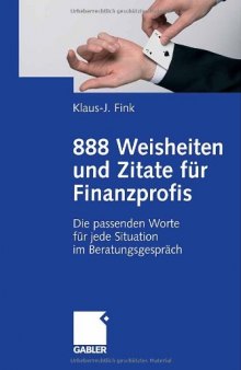 888 Weisheiten und Zitate fur Finanzprofis    German
