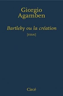 Bartleby ou la création