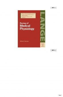 Review of Medical Physiology 
