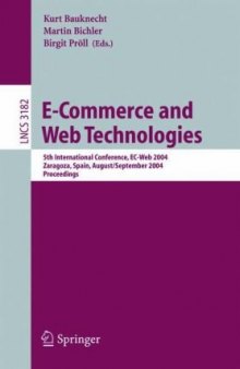 E-Commerce and Web Technologies: 5th International Conference, EC-Web 2004, Zaragoza, Spain, August 31-September 3, 2004. Proceedings