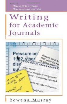 Writing for Academic Journals (Study Skills)