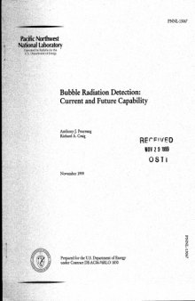Bubble Radiation Detection