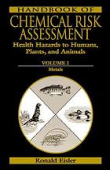 Handbook of chemical risk assessment [3 Vols]