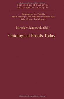 Ontological Proofs Today