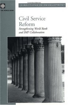 Civil service reform: strengthening World Bank and IMF collaboration  