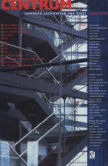 CENTRUM: Jahrbuch Architektur und Stadt 1998 – 1999
