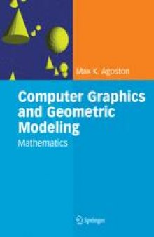 Computer Graphics and Geometric Modeling: Mathematics