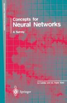 Concepts for Neural Networks: A Survey