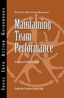 Maintaining Team Performance  J-B CCL