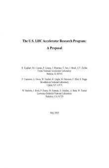 US LHC Accelerator Research Program - Proposal