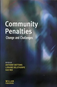 Community penalties: change and challenges  