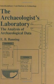 The Archaeologist's Laboratory: The Analysis of Archaeological Data