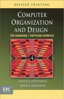 Computer Organization and Design. The HardwareSoftware Interface