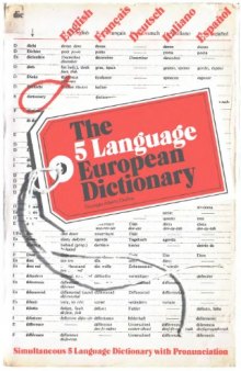 The five language European dictionary  