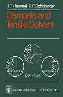 Osmosis and Tensile Solvent