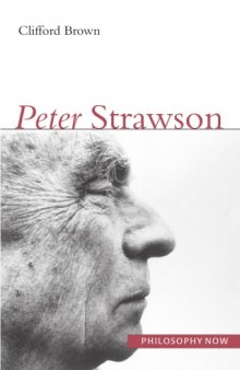 Peter Strawson (Philosophy Now Series)  