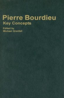 Pierre Bourdieu : key concepts