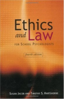 Ethics and Law for School Psychologists 4th Edition