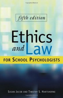 Ethics and Law for School Psychologists 5th Edition
