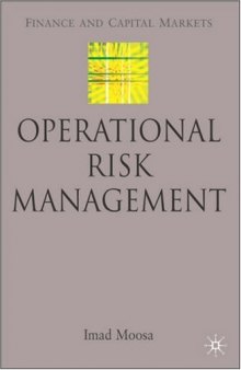 Operational Risk Management (Finance and Capital Markets)