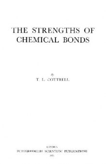 The Strengths Of Chemical Bonds