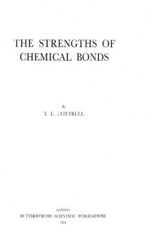 The Strengths of Chemical Bonds