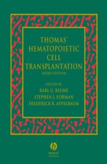 Thomas' Hematopoietic Cell Transplantation (THOMAS HEMATOPOIETIC CELL TRANSPLANTATION)