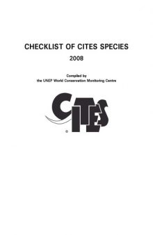 Checklist of Cites Species 2008