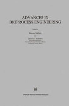 Advances in Bioprocess Engineering