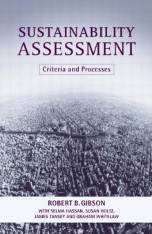 Sustainability Assessment, Criteria and Processes    