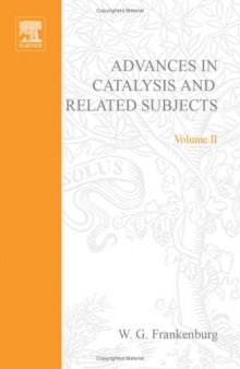 Advances in Catalysis, Vol. 2