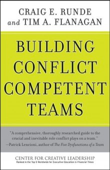 Building Conflict Competent Teams (J-B CCL (Center for Creative Leadership))