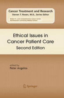 Ethical Issues in Cancer Patient Care Second Edition