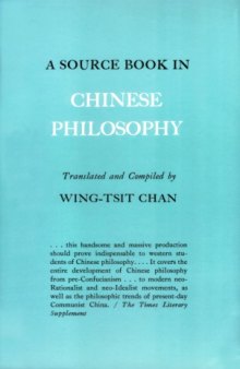 A source book in Chinese philosophy