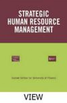 Strategic Human Resource Management: A General Managerial Approach