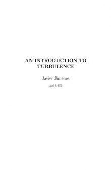 An introduction to turbulence 